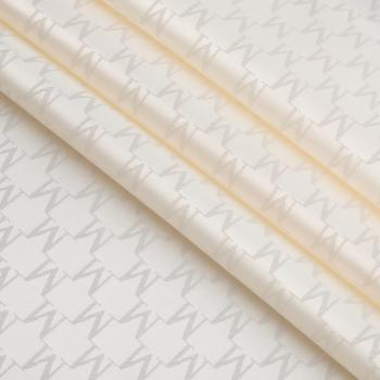 Ткань подкладочная 045-20862 молочный жаккардовый