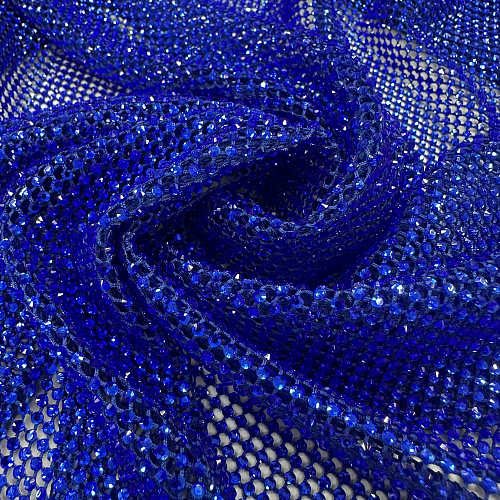 Сетка со стразами Swarovski 050-20872 сапфир