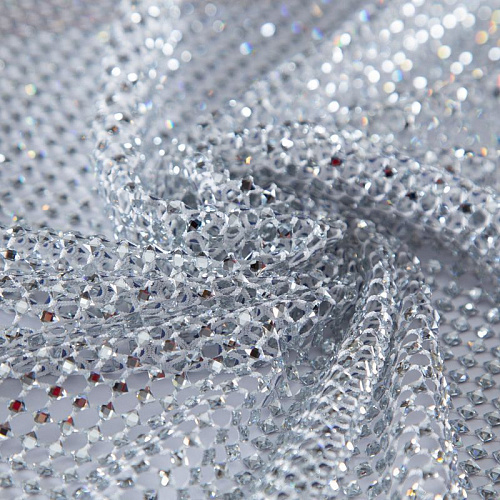 Сетка со стразами Swarovski 050-19856 белый