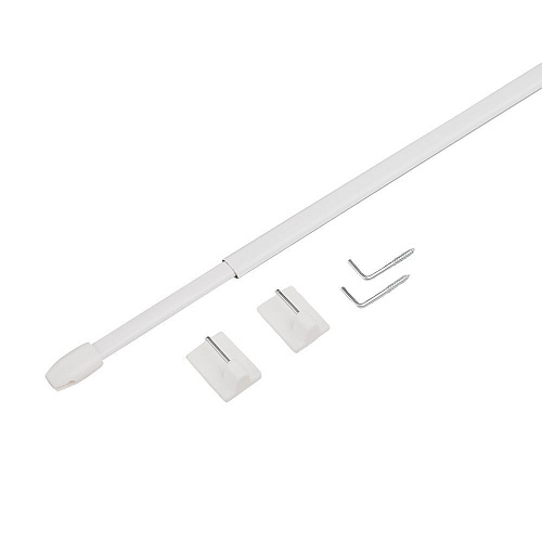 Мини-карниз Кафе d10 мм 60-100 см 163.513.22-60 белый глянец