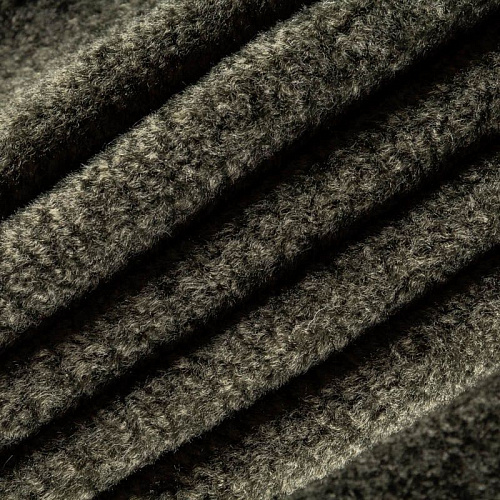 Мех искусственный К30-128 Col.12 темно-зеленый хаки однотонный