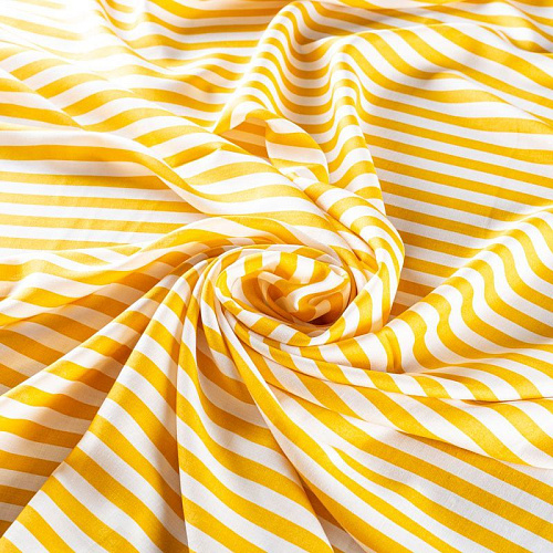 Штапель 069-01379 белый принтованный