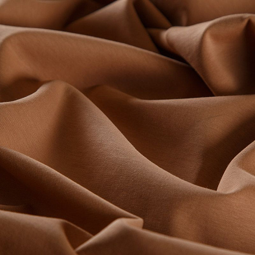 Трикотаж 056-15751 карамельный однотонный