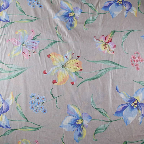 Бязь ш. 220 см 007-13512 песочный принтованный