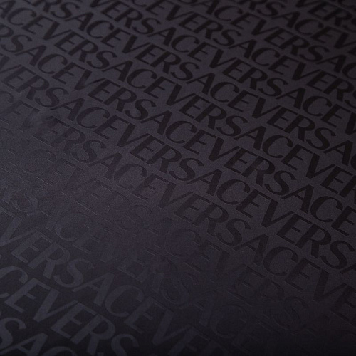 Шелк-вискоза жаккардовый Versace 064-19646 черный