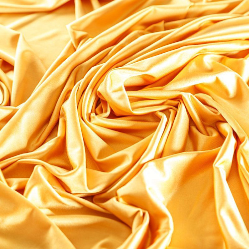 Трикотаж 056-07314 желтый однотонный