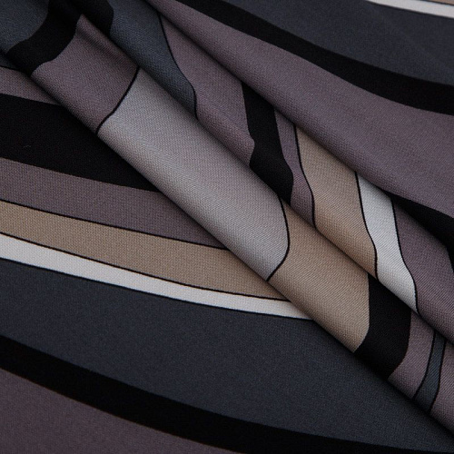 Трикотаж-масло Emilio Pucci 056-16833 серый принтованный