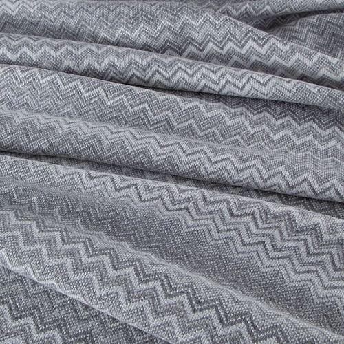 Трикотаж шерстяной вязаный Missoni 056-19776 бело-серый