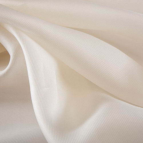 Органза фактурная 039-17035 молочный