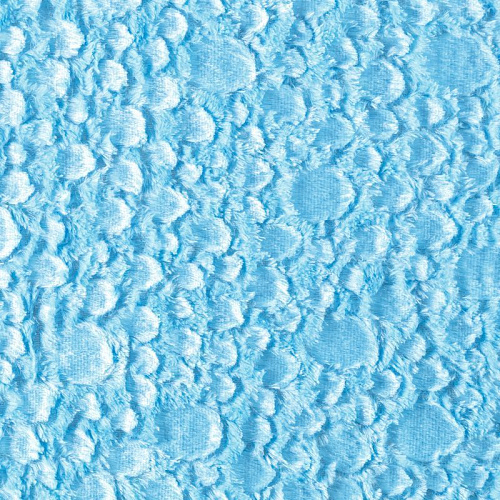 Мех искусственный 037-10156 небесно-голубой однотонный